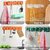 Adhesive Hooks Sticky Hooks,6-Link Traceless Hanging Brackets,Stick on Wall Hooks Bathroom Kitchen Office Outdoors,Hanging Coat Cloth Towel Key Decorations - 2 pc (12 Hook) Multi Color.