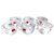 BLINKMAX Transparent Tea Cup Set Coffee Cup Set Made of Crystal Clear Glass 150 ml
