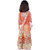 Kid Kupboard Cotton Girls Lehanga Choli and Dupatta Set, Orange, Sleeveless, 6-7 Years KIDS6424