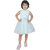 Kid Kupboard Cotton Girls A-Line Frock, Light Blue, 6-7 Years KIDS6434