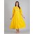 Radhika Fashion Mustard Viscose Solid Stitched Dress For Woman