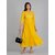 Radhika Fashion Mustard Viscose Solid Stitched Dress For Woman