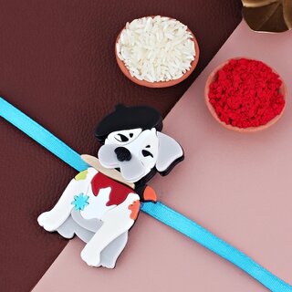 LUCKY JEWELLERY Trendy Plastic Cute Cartoon Kids Rakhi for Brother/Bhaiya/Bhai/Bhabhi- Pack of 1