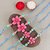 LUCKY JEWELLERY Pink Floral Rakhi for Brother/Bhaiya/Bhai/Bhabhi - Pack of 4