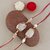 LUCKY JEWELLERY Gold Plated Semi Precious Stone Rakhi for Brother/Bhaiya/Bhai/Bhabhi - Pack of 2
