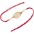 LUCKY JEWELLERY Gold Plated Semi Precious Stone Rakhi for Brother/Bhaiya/Bhai/Bhabhi - Pack of 2
