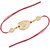 LUCKY JEWELLERY Gold Plated Semi Precious Stone Rakhi for Brother/Bhaiya/Bhai/Bhabhi - Pack of 2