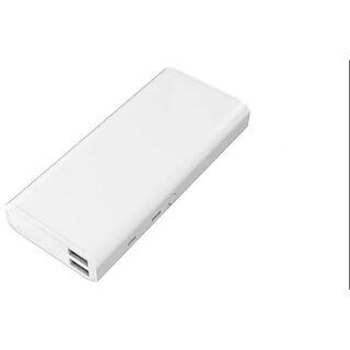 Tuscan Gold TG-515 White Dual USB Port 10000mAh Power Bank.