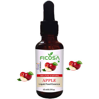 Saanvi perfumers Apple Attar Essence Edible Grade For Used in Food, Cakes, Cookies, Ice-Cream, Milkshake and Others Dess
