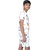 Kid Kupboard Cotton Boys T-Shirt and Short Set, White, Half-Sleeves, 9-10 Years KIDS6444