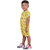 Kid Kupboard Cotton Boys T-Shirt and Short Set, Yellow, Half-Sleeves, 5-6 Years KIDS6446