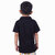 Kid Kupboard Cotton Baby Boys T-Shirt, Black, Half-Sleeves, 3-4 Years KIDS6452