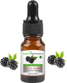 Saanvi Perfumers BlackBerry Flavour Blackberry Liquid Food Essence  (15 ml)