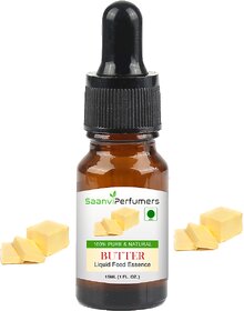 Saanvi perfumers Butter Attar Essence Edible Grade 15ml For Used in Food, Cakes, Cookies, Ice-Cream, Milkshake and Other