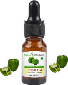 Saanvi perfumers Capsicums Attar Essence Edible Grade For Used in Pasta, Noodle, Chowmein, Manchurian, Chilli Chicken, C