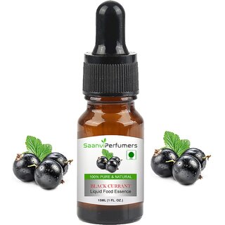 Saanvi perfumers Black Currant Attar Essence Edible Grade 15ML For Used in Baking Cakes, Jams, Jelies, Cookies, Ice Crea