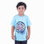 Kid Kupboard Cotton Baby Boys T-Shirt, Light Blue, Half-Sleeves, 4-5 Years KIDS6463