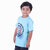 Kid Kupboard Cotton Baby Boys T-Shirt, Light Blue, Half-Sleeves, 4-5 Years KIDS6463
