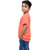 Kid Kupboard Cotton Boys T-Shirt, Light Orange, Half-Sleeves, 6-7 Years KIDS6465