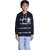 Kid Kupboard Cotton Boys Sweatshirt, Black, Full-Sleeves, 7-8 Years KIDS6470