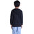 Kid Kupboard Cotton Boys Sweatshirt, Black, Full-Sleeves, 7-8 Years KIDS6470