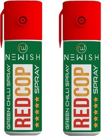 Newish Powerful Green Chilli Spray Self Defence for Women Pack of 2 (Each  55 ml / 35 gm)