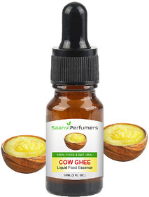 Saanvi Perfumers Cow Ghee Flavour Essence For Ghee Making, Sweets, Cheesecake and Biryani Restaurant Food  Liquid Food
