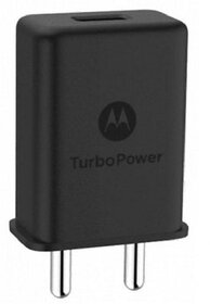 Motorola 15 W Qualcomm 3A Mobile Qualcomm 3.0 TurboPower Wall Charger with USB-C Data Cable Charger_134clone