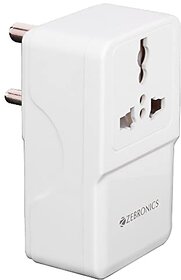 ZEBRONICS ZEB-MPA10 Dual USB Adapter with AC Socket5V 3.1 A Output (White)_433clone