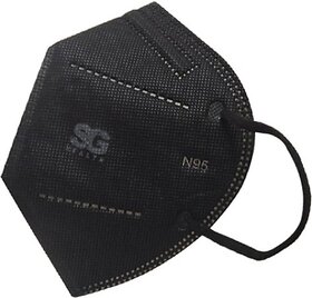 Sg Health N95 Anti Pollution Mask Reusable Outdoor Protection Mask Black Fr_277clone