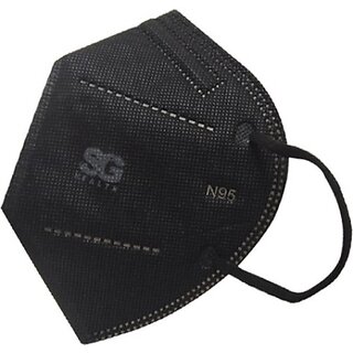 Sg Health N95 Anti Pollution Mask Reusable Outdoor Protection Mask Black Fr_277clone