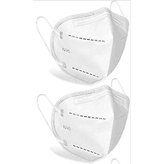 Sg Health N95 Anti Pollution Face Mask Blackwhite Free Size Pack Of 2_281clone