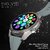 Foxin FoxFit Bold Bluetooth Calling Smart Watch with Fog Grey  Extra Blue Strap Built-in Speaker and Mic HD Round Display Sp02 100+ watch  Continuous Heart Rate Monitor BP IP67 Water and Dustproof_519clone.