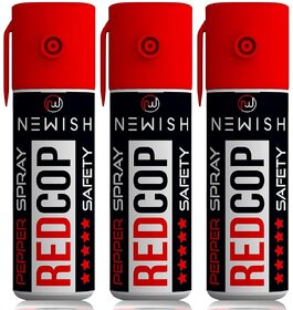 Newish Powerful Black Pepper Spray Self Defence for Women Pack of 3 (Each  35 gm/ 55 ml)