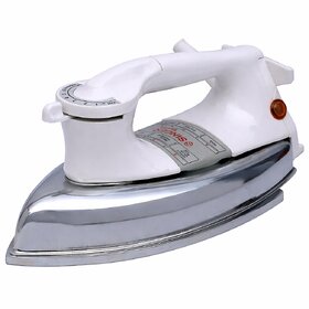 Singer Shakti 750 Watt Heavy Weight Dry Iron (Metal Body, White)
