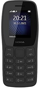 Nokia 105 classic ( Single Sim, 1.77 Inch Display, 800 mAh Battery, Charcoal)_678clone