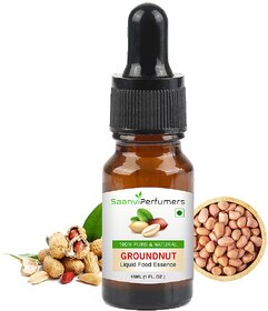 Saanvi perfumers Groundnut (Peanut) Food Flavour Essence 15ML For Used in Snacks, Curries, Food Rajma Oils Food Essence