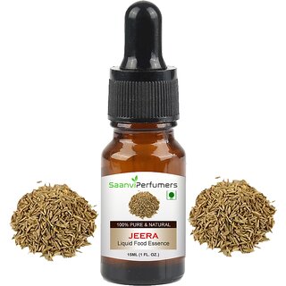Saanvi perfumers Jeera Liquid Food Essence For Used in Pastries, Jellies, Candies, Bakery, Chocolates, Ice-Cream, Baked