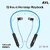 AXL NB06 Bluetooth 5.0 in Ear Wireless Headphones with 12 Hours Playback IPX4 Splash Resistant Magnetic Earbuds Bass Boost Drivers HD Stereo Sound and Ergonomic Light Weight Design (Blue)_503clone.
