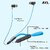AXL NB06 Bluetooth 5.0 in Ear Wireless Headphones with 12 Hours Playback IPX4 Splash Resistant Magnetic Earbuds Bass Boost Drivers HD Stereo Sound and Ergonomic Light Weight Design (Blue)_503clone.