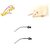 Dosing steel tubes for Albino Rat Size18Gx70mm Curve Ball tip-2pcs-Good for Albino Rat  Canary birds Birds' Park