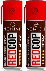 Newish Powerful Black Pepper Spray Self Defence for Women Pack of 2 (Each  55 ml / 35 gm)