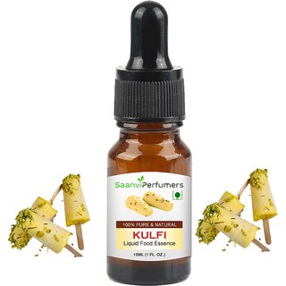 Saanvi perfumers Kulfi Attar Essence Edible Grade For Used Chocolates, Cookies, Cakes, Kulfi, Ice-Cream, Syrups, Confect