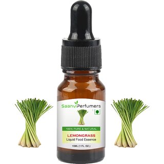 Saanvi Perfumers Lemongrass Flavour Lime Liquid Food Essence  (15 ml)