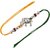 LUCKY JEWELLERY Oxidised Silver Rakhi Combo Set for Brother/Bhaiya/Bhai/Bhabhi - Pack of 4