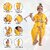 Kaku Fancy Dresses Shri Krishna Dress for Baby Boy  Girl, Janmashtami, Bal Krishna Dhoti Dress, Kanha Accessories