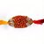Bhaiya Bhabhi Rakhi (6 Pice Combo Rakhi Set Brown stone with Roli and Chawal)