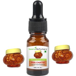Saanvi Perfumes Pan Chatni Food Flavour Essence 15ml  Liquid Food Essence