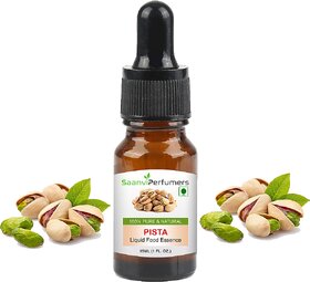 Saanvi perfumers Pista Attar Essence Edible Grade 15ml For Used in Food, Cakes, Cookies, Ice-Cream, Milkshake and Others