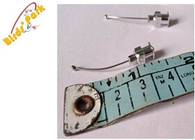 Oral Gavage steel feeding tube for Mice Size22Gx1 Curve Ball tip-2 pcs-Good needle for Mice  Small birds Birds' Park